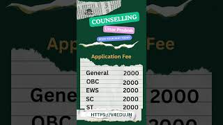 Uttar Pradesh NEET-2024 Counselling Detail Application Fee, Seat Matrix, Security Fee And More #MBBS