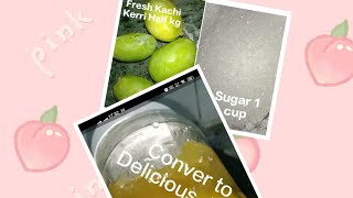 jam of raw mango || kachi Kerri ka jam || home made Jam || Rukh'Z Kitchen