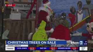 Home Depot has Christmas trees on sale