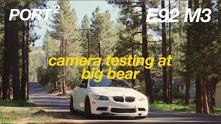 BMW E92 M3 Mountain Run at Big Bear (Camera Test)