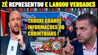 ZÉ ELIAS NÃO PIPOCA E LARGA INFORMAÇÕES DO CORINTHIANS ! FORTALEZA X CORINTHIANS SULAMERICANA