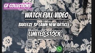 Bareeze new design with few limited articles so book your oder whatsapp number in description ✅