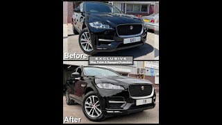 Exclusive Cars (GB) - Jaguar F pace mop and polish with Supagard exterior and interior protection