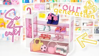 Our Generation Sort-a-Shoe Accessories Set Unboxing! So Many Cute Shoes!