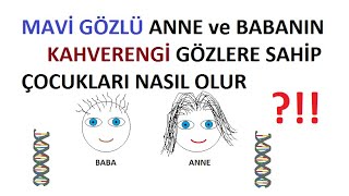 MAVİ GÖZLÜ EBEVEYNLERİN KAHVE GÖZLÜ ÇOCUKLARI