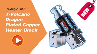 T Volcano Dragon Plated Copper Heater Block