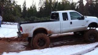 Lifted f250 mud pit