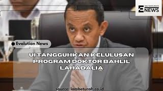 UII tangguhkan kelulusan program doktor dahlil lahadalia