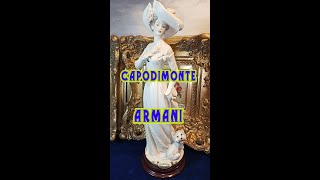 Capodimonte.Armani.Девушка с щенком.Италия.Флоренция.Статуэтка.Shorts