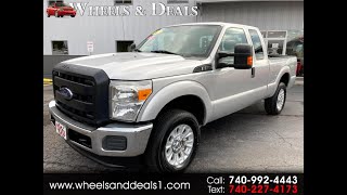 2013 Ford F-250 Super Duty XL with a 6.2L engine that offers flex fuel