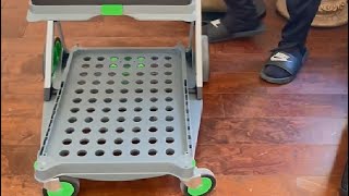 CLAX® The Original, Shopping cart with Storage Crate Review, The Best Multi Use Folding Cart