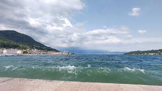 Fantastic waves on lake Garda luglio 2021 Italy