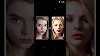 Anya Taylor-Joy OR Chloë Moretz??🎭🎬🎥#art #movie #actor #shortsfeed #viralvideo #feed #cinema #artist