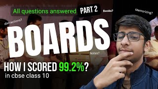 How I scored 99.2% in CBSE class 10? *Part-2* #cbse #class10 #boardexam #studygram #studytips