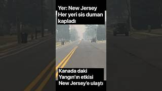 New Jersey,Her yeri sis duman kapladı #newjersey #smoke #fire #aturktv #abd #amerikaliturkler