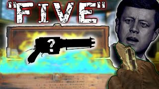 "FIVE" One Box Challenge! (Black Ops Zombies)