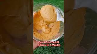 How to Remove Holi Colour from Face & Skin | Holi Hacks|Holi Colour Removal #shorts #viral #trending