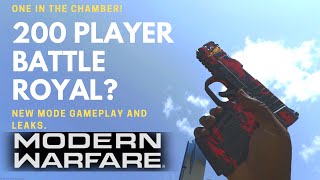 200 PLAYER WARZONE? - Modern Warfare One in the Chamber Gameplay