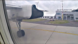 ==✈ Start z Zielonej Góry do Gdańska | PLL LOT | Bombardier Q400 ✈