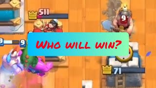 *Wow* extremely close match of clash royale !!!