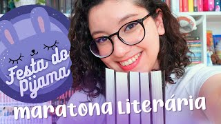 Maratona Literária ⭐ Festa do Pijama || Desafios e TBR