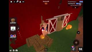 Playing Roblox mm2