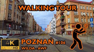 ⁴ᴷ⁶⁰ 🇵🇱 Poznan, Poland | Walking Tour | #106 - Wilda - AWF (March 2023) [4K]