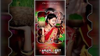 new kurmali karam geet status video 2023