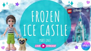 Beautiful Ice Castle - Lego Disney live stream, build and cosy chat