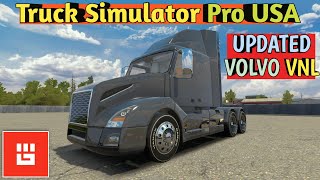 🚛NEWS❗Upcoming Truck Simulator Pro USA - Updated Volvo VNL Truck By Mageeks🛣️ | Alpha Test Gameplay