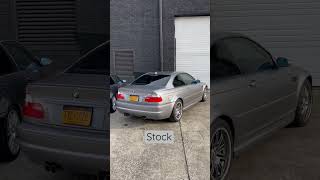 BMW E46 M3 exhaust: Stock or aftermarket?