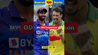 Jasprit bumrah vs Mitchell Starc Cricket Comparison Shorts video #shorts #youtubeshorts #ipl #viral