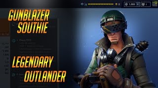 LEGENDARY GUNBLAZER SOUTHIE: Fortnite Legendary Outlander Gameplay