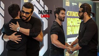 When Shahid Kapoor meet Arjun Kapoor | Paps Started Chanting Danger Lanka - Singham Again