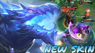 Wild Rift:new skin Blackfrost Renekton 13 kill full gameplay