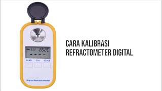 CARA KALIBRASI REFRACTOMETER DIGITAL 301