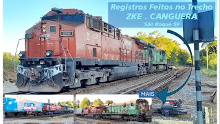 Locomotiva fazendo Manobras para Retirada de Vagão