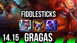 FIDDLESTICKS vs GRAGAS (JGL) | 9/2/15, Rank 7 Fiddle, 700+ games | NA Grandmaster | 14.15