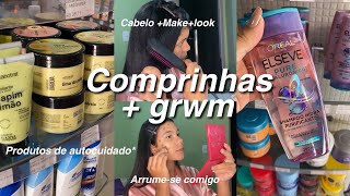 Comprinhas produtos de autocuidado + grwm ✨🛍️