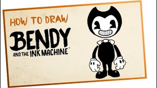 How to Draw BENDY 🌑 [Step by step]