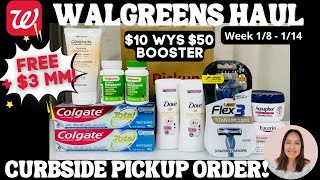 Walgreens Curbside Pickup Order || $10 WYS $50 Booster Scenario - FREE + $3 MM 🔥 (1/8-1/14)