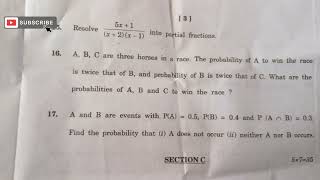 Maths Questions Paper 2023 Intermediate 2023 || Maths B Question paper 2023 Ipe Telangana