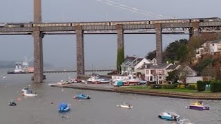 Class 43029 & 43187 on the Tamar Bridge