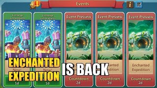 Lords mobile Upcoming Enchanted Expedition And Castle Skins