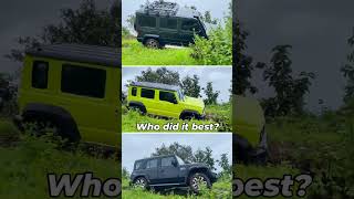 इनमे से Best कोन हे #mahindrathar , #jimny #forcegurkha #shortvideo #viralvideo#trending#rajsahani27