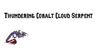 [ZT] Thundering Cobalt Cloud Serpent - World of Warcraft Mount