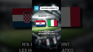 Prono foot Euro 2024 Croatie Italie #euro2024