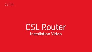 CSL Router Installation Video