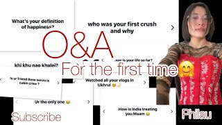 FIRST TIME Q&A 😂//Phila u