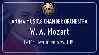 W. A. Mozart: F major Divertimento Kv. 138